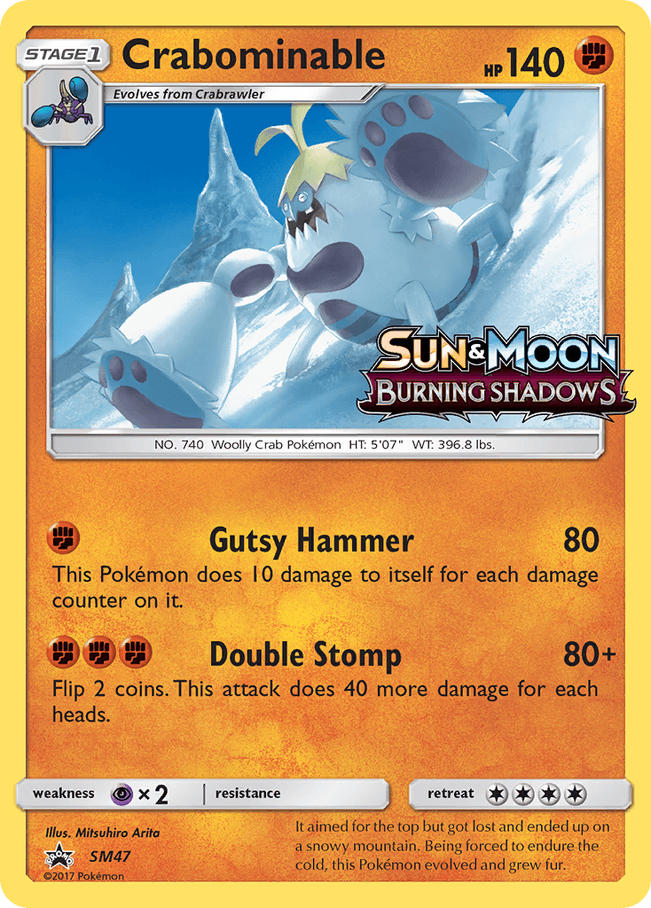 Crabominable: SM Black Star Promos