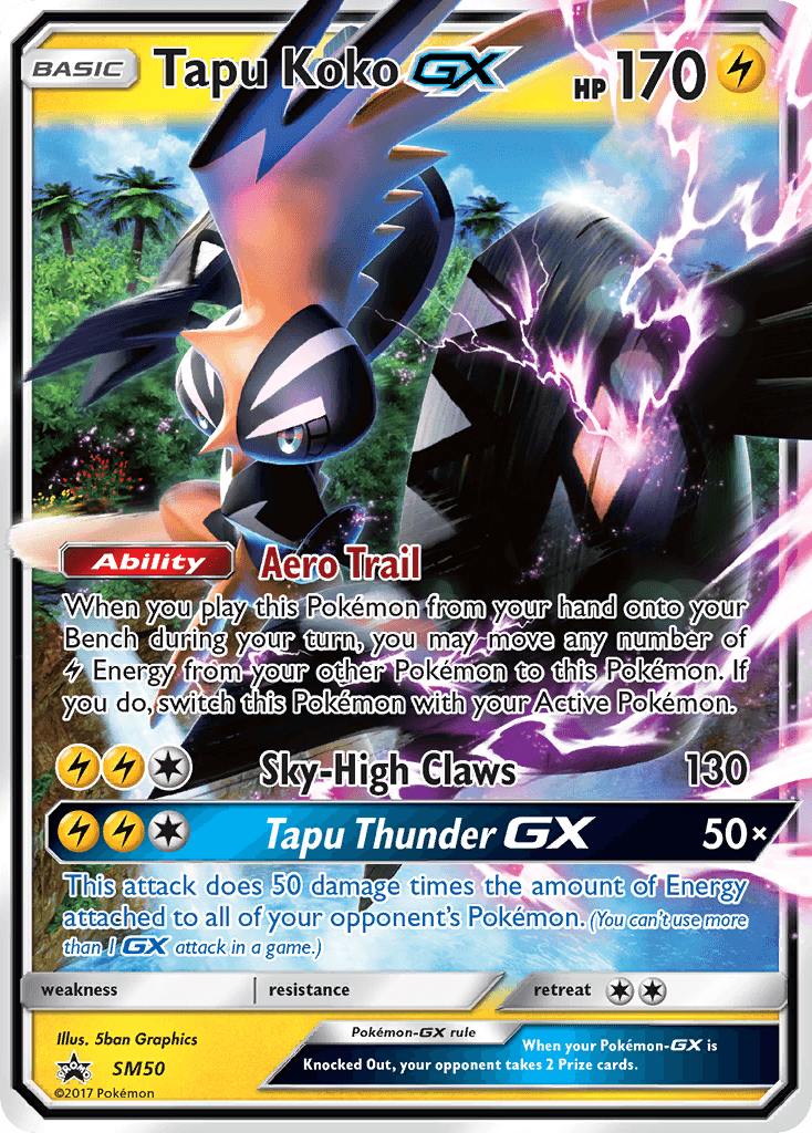 Tapu Koko-GX: SM Black Star Promos