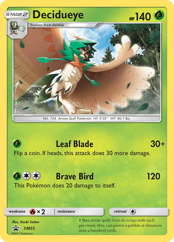 Decidueye: SM Black Star Promos