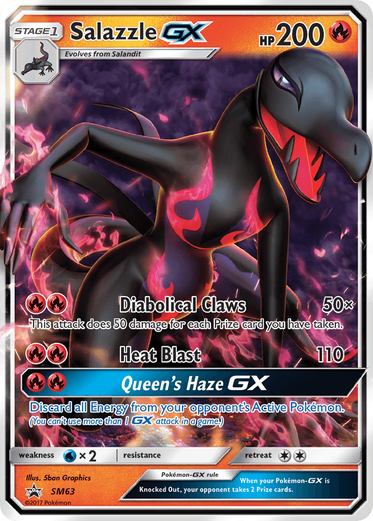 Salazzle-GX: SM Black Star Promos