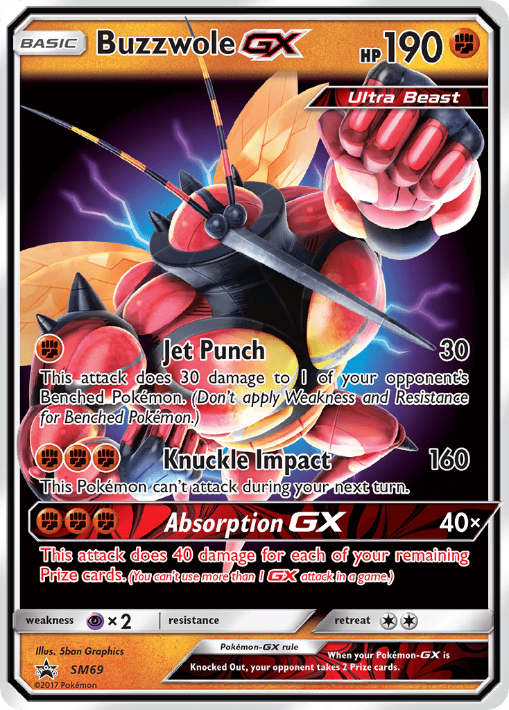 Buzzwole-GX: SM Black Star Promos
