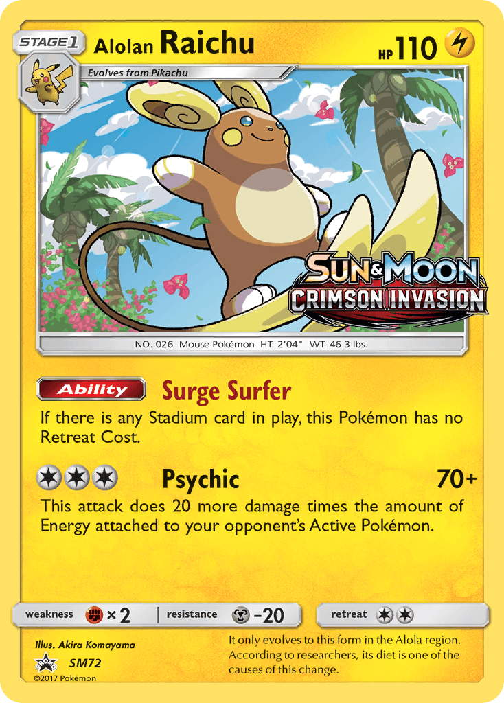 Alolan Raichu: SM Black Star Promos
