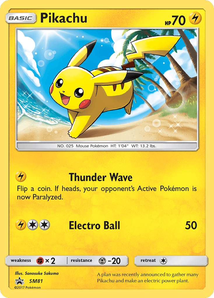 Pikachu: SM Black Star Promos