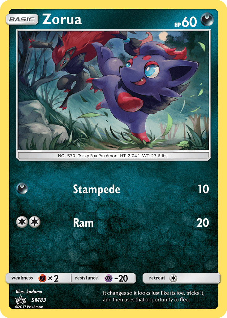 Zorua: SM Black Star Promos