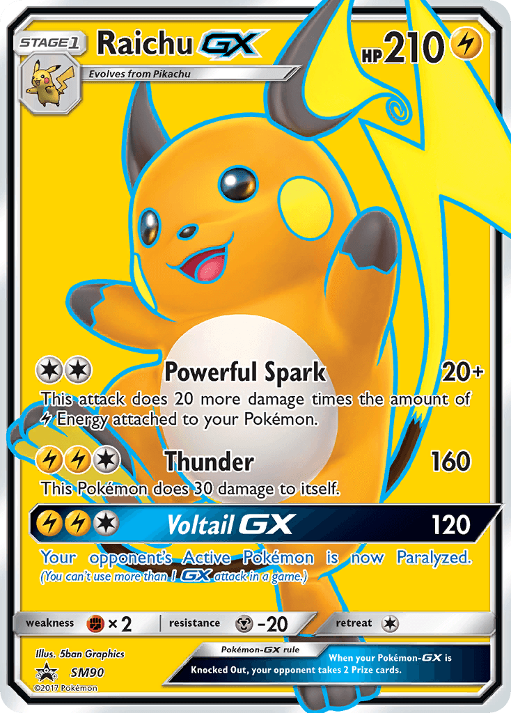 Raichu-GX: SM Black Star Promos