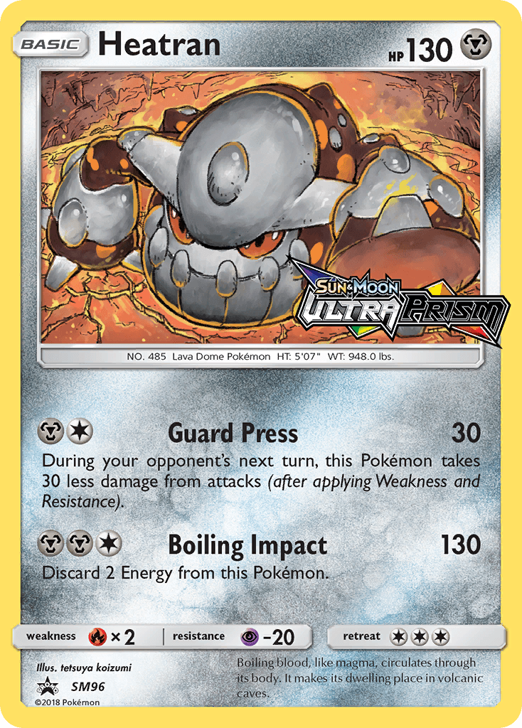 Heatran: SM Black Star Promos