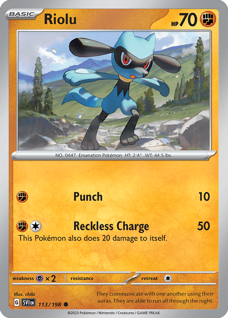 Riolu: Scarlet & Violet