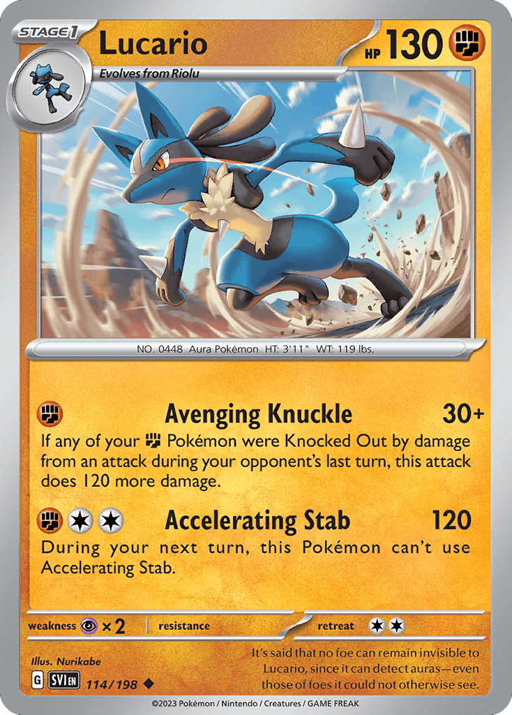 Lucario: Scarlet & Violet