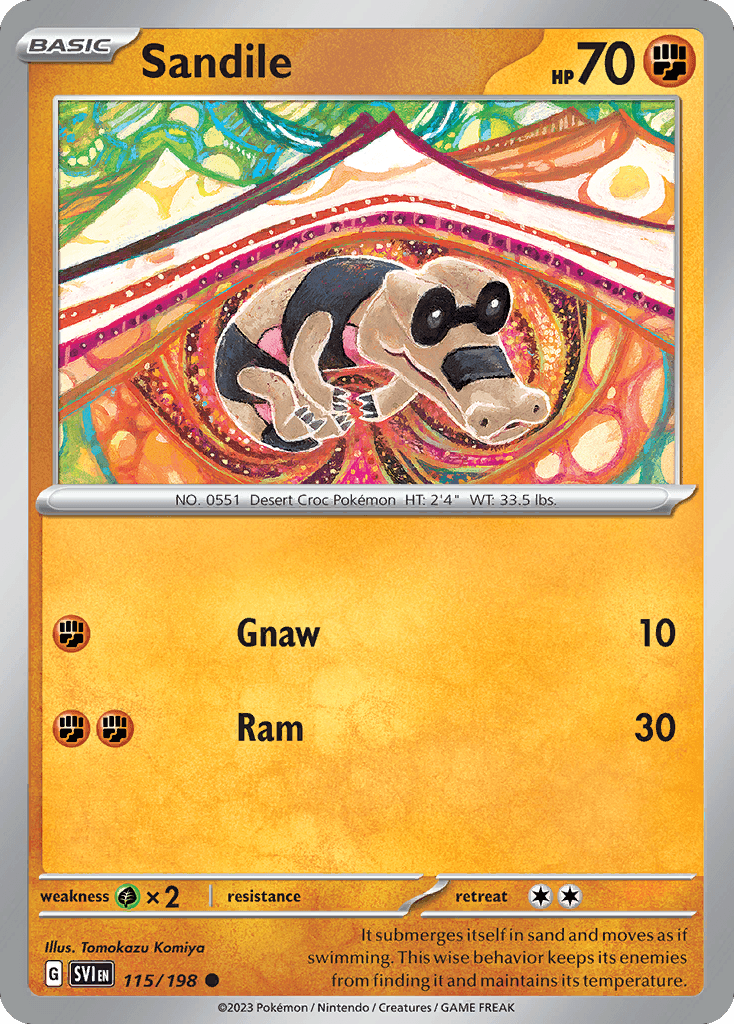 Sandile: Scarlet & Violet