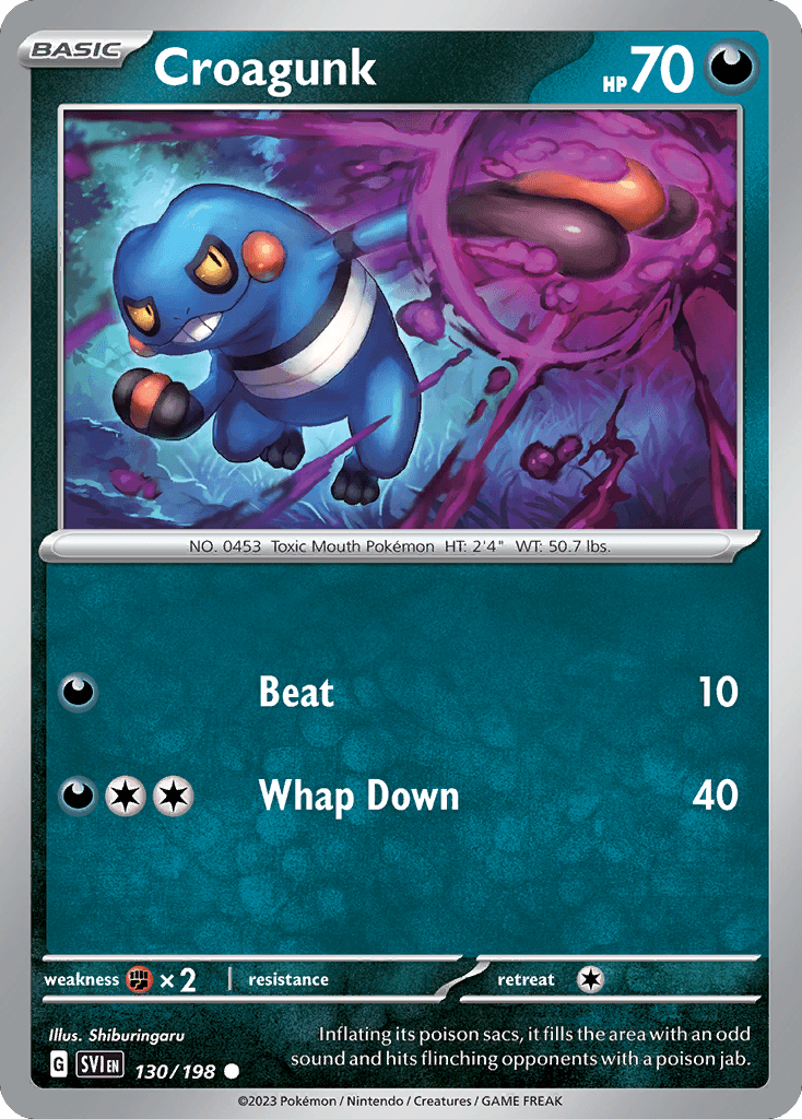 Croagunk: Scarlet & Violet