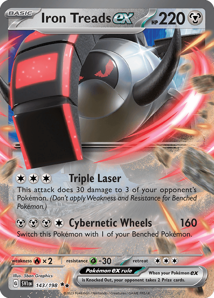 Iron Treads ex: Scarlet & Violet