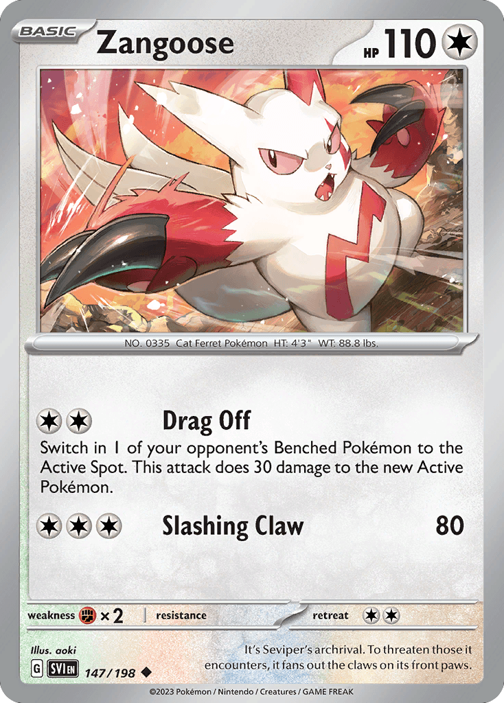 Zangoose: Scarlet & Violet
