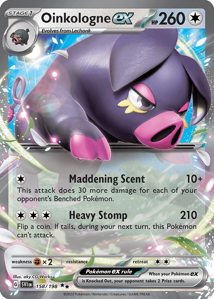 Oinkologne ex: Scarlet & Violet