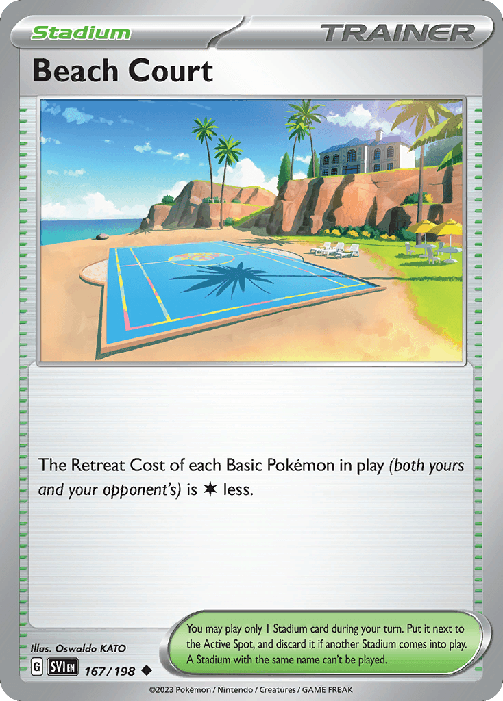 Beach Court: Scarlet & Violet