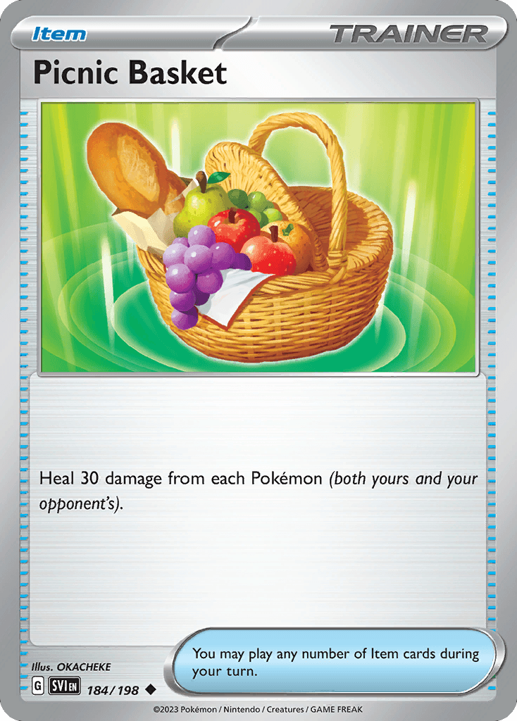 Picnic Basket: Scarlet & Violet