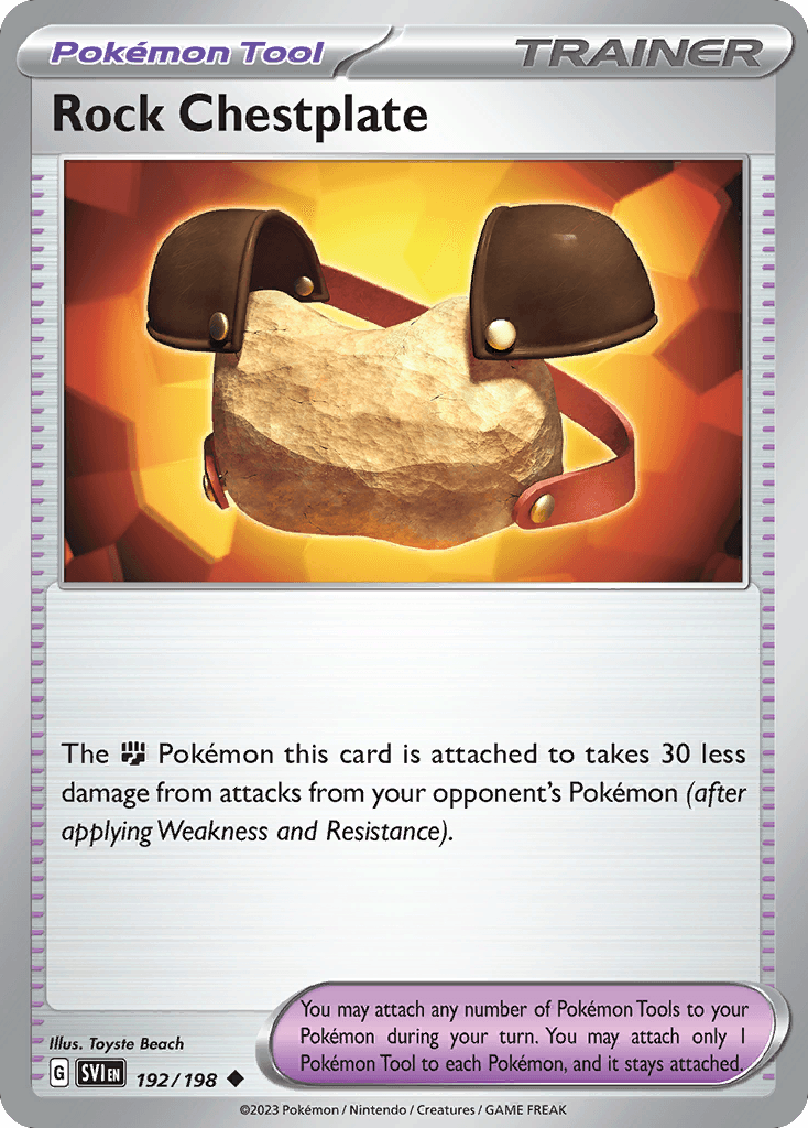 Rock Chestplate: Scarlet & Violet