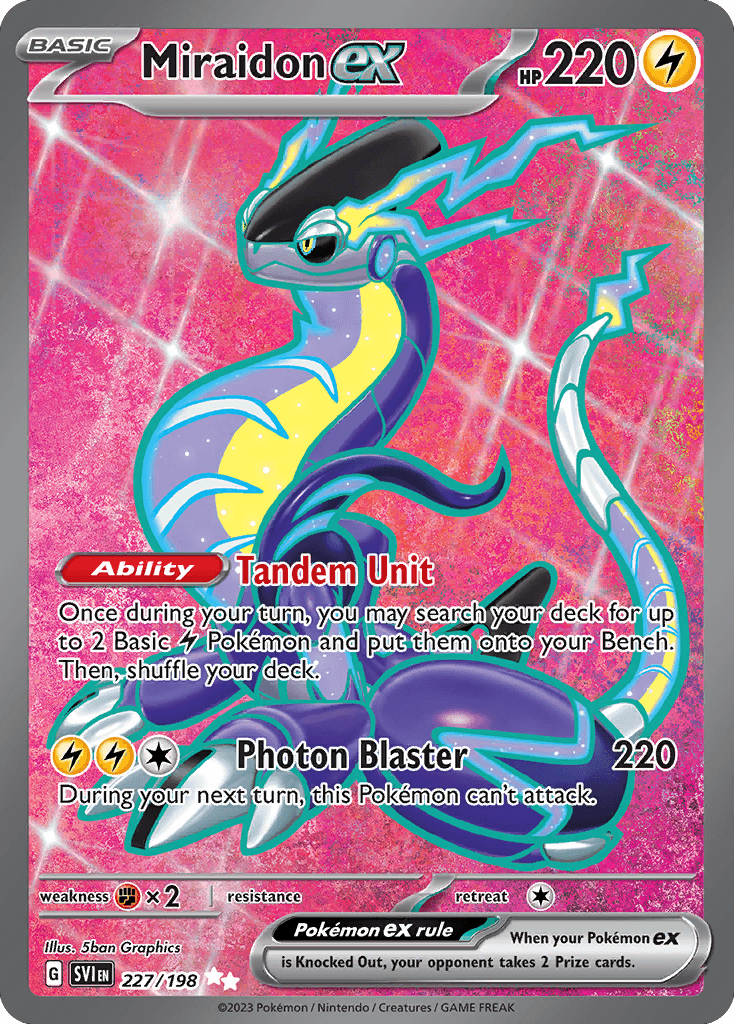 Miraidon ex: Scarlet & Violet