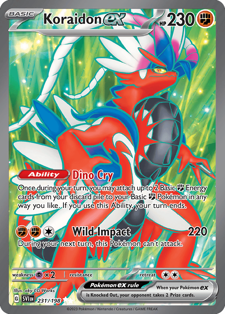 Koraidon ex: Scarlet & Violet