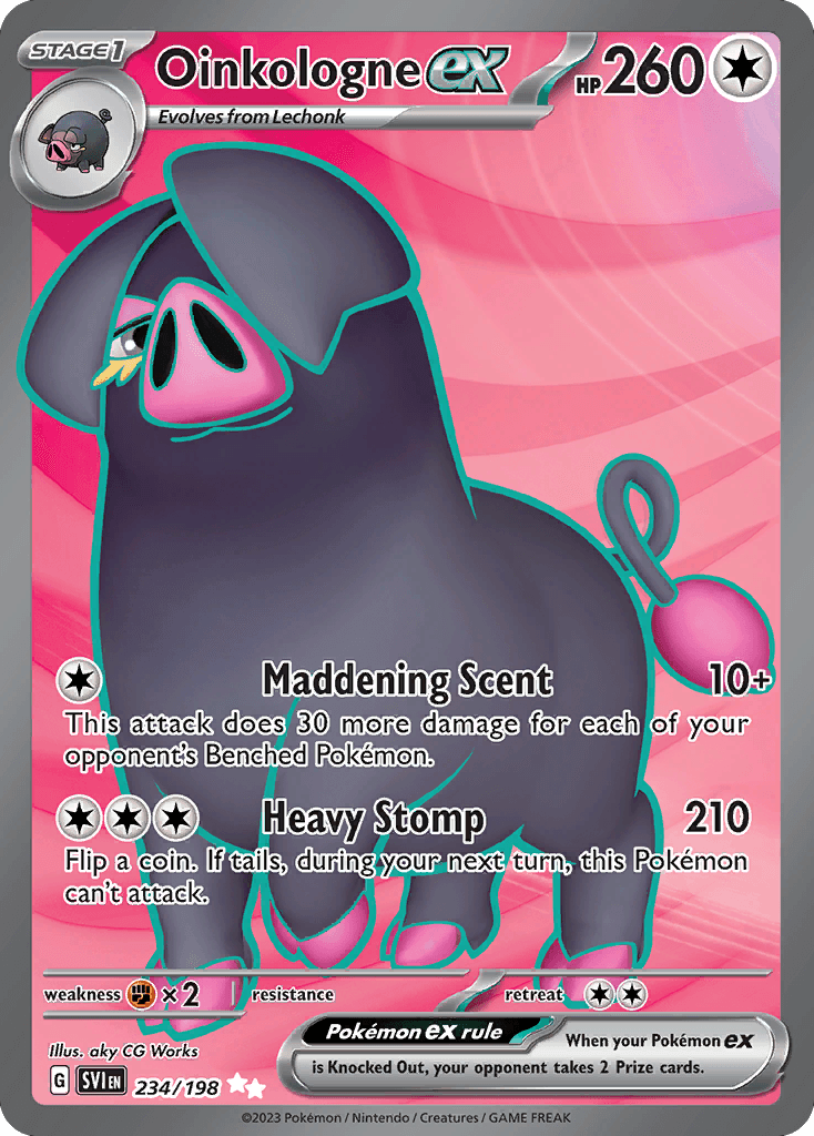 Oinkologne ex: Scarlet & Violet