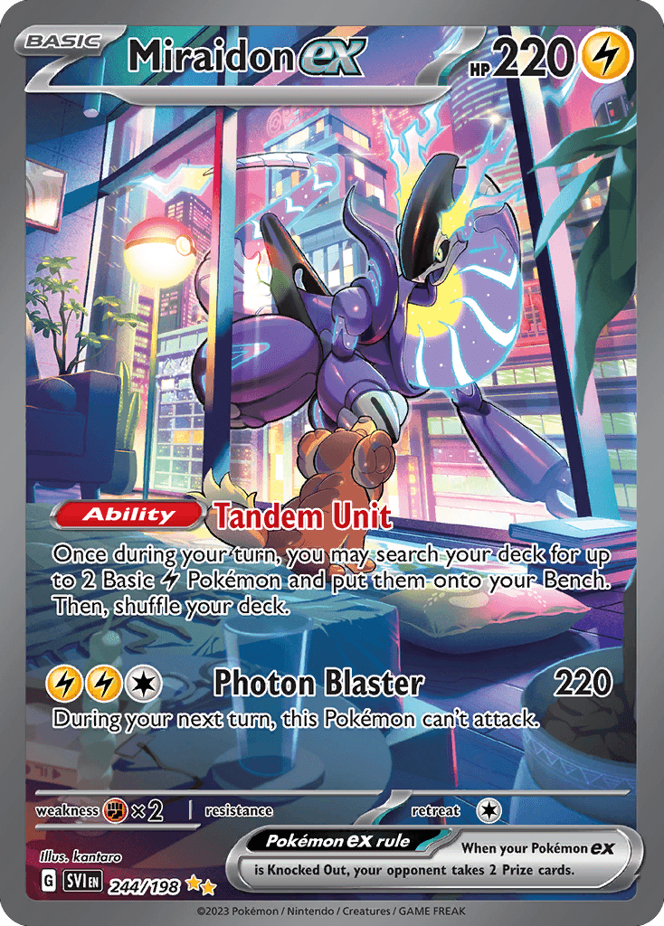 Miraidon ex: Scarlet & Violet