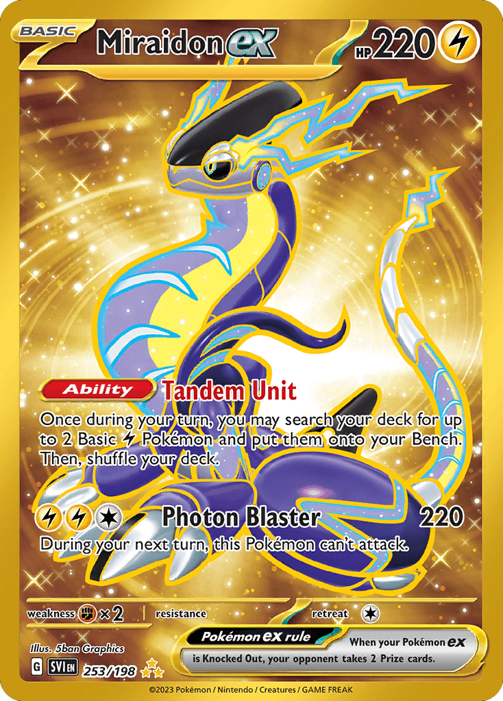 Miraidon ex: Scarlet & Violet