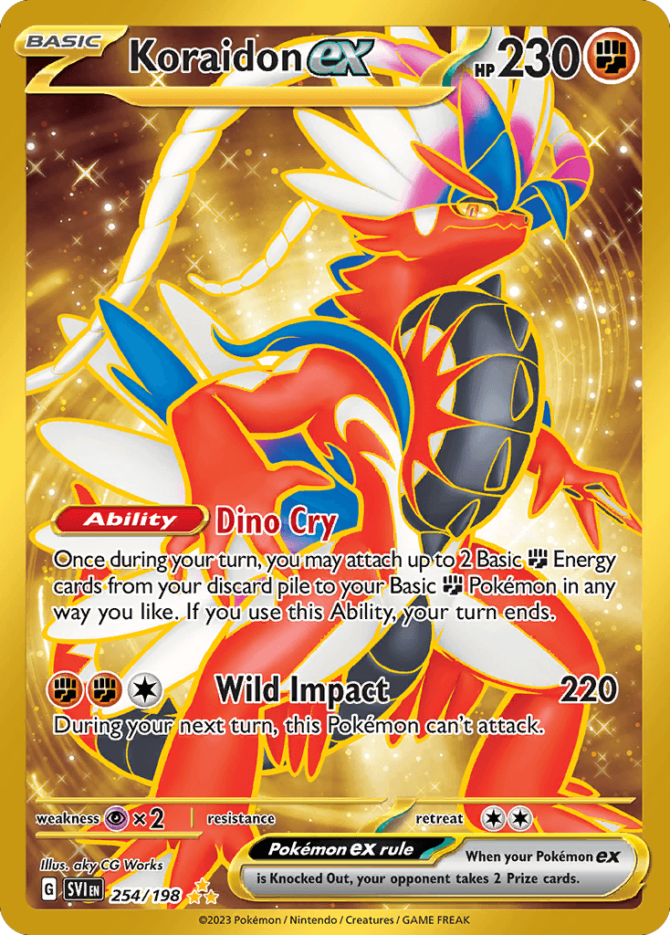 Koraidon ex: Scarlet & Violet