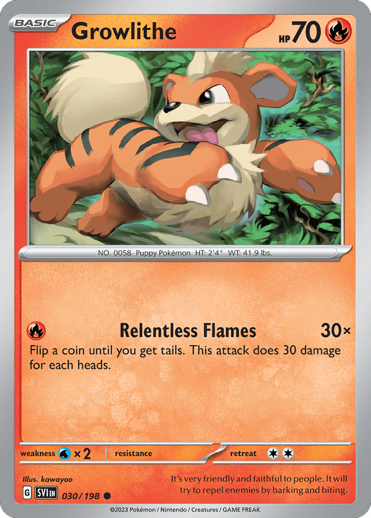 Growlithe: Scarlet & Violet