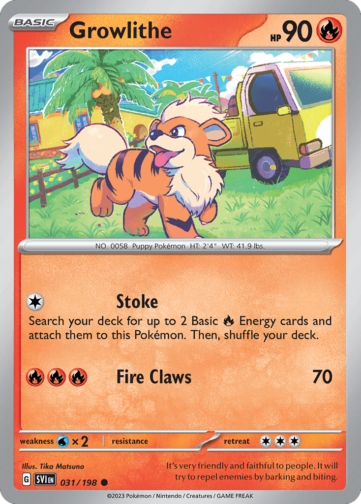 Growlithe: Scarlet & Violet