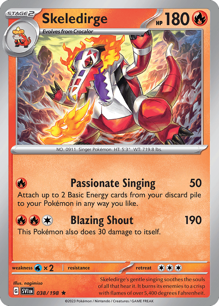 Skeledirge: Scarlet & Violet