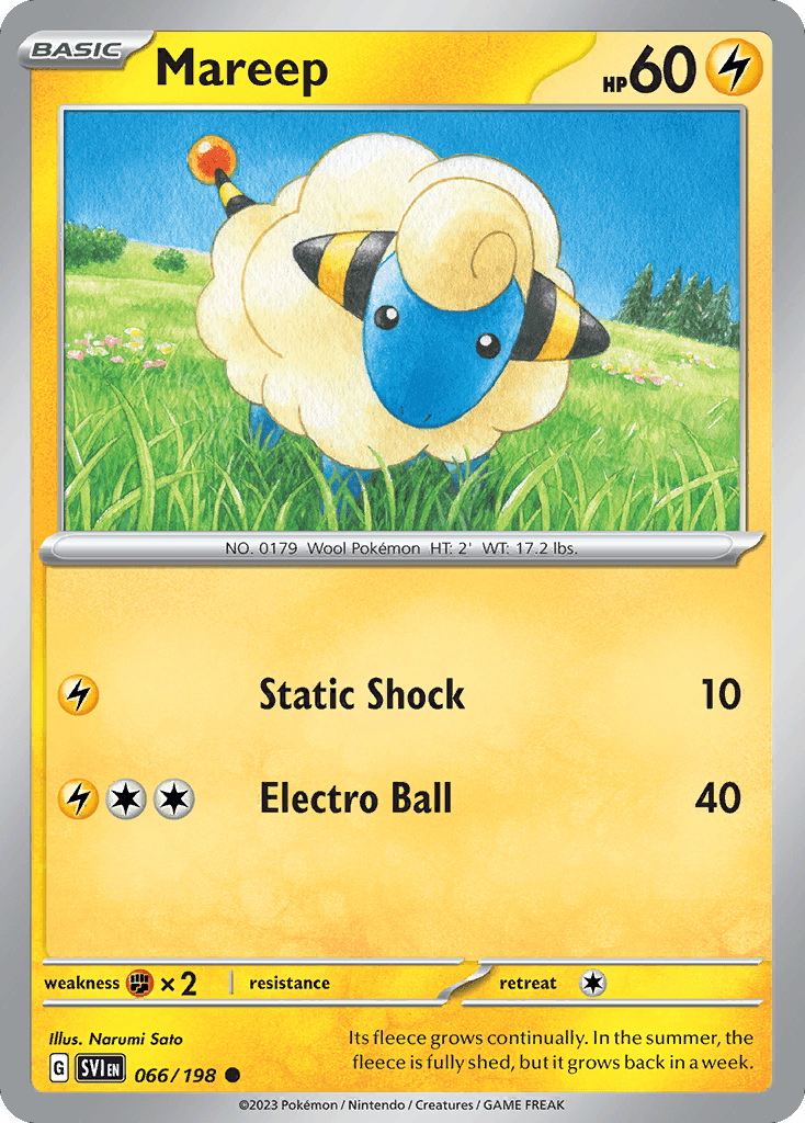 Mareep: Scarlet & Violet