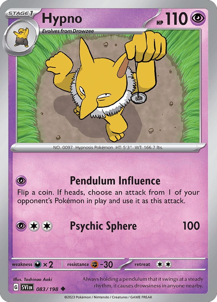 Hypno: Scarlet & Violet