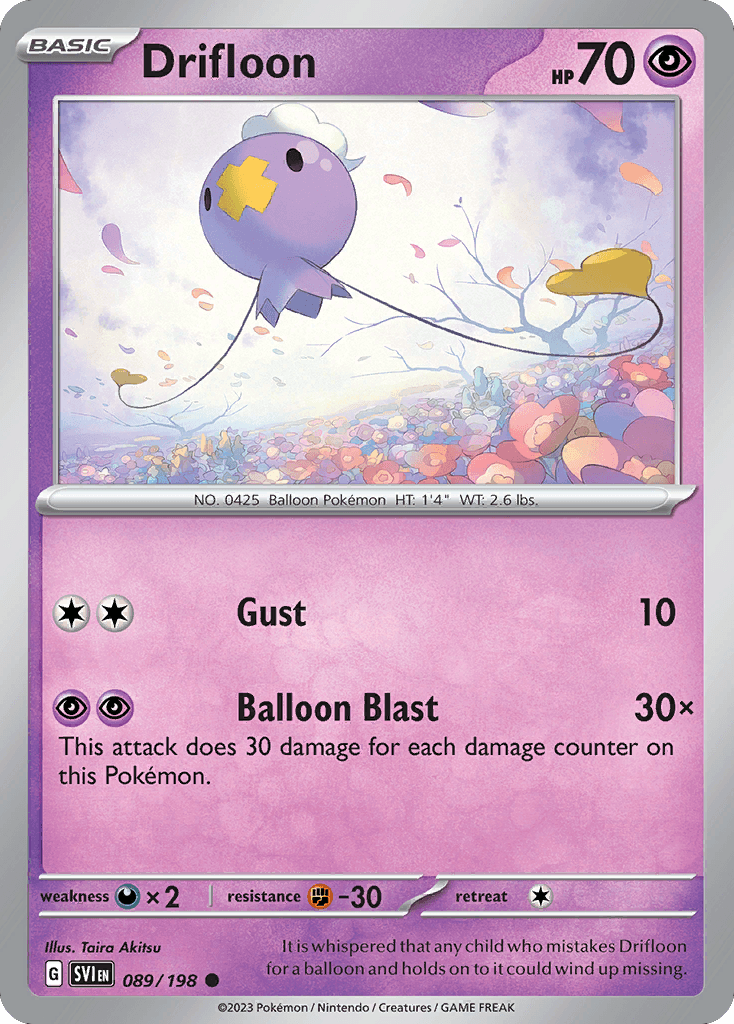 Drifloon: Scarlet & Violet