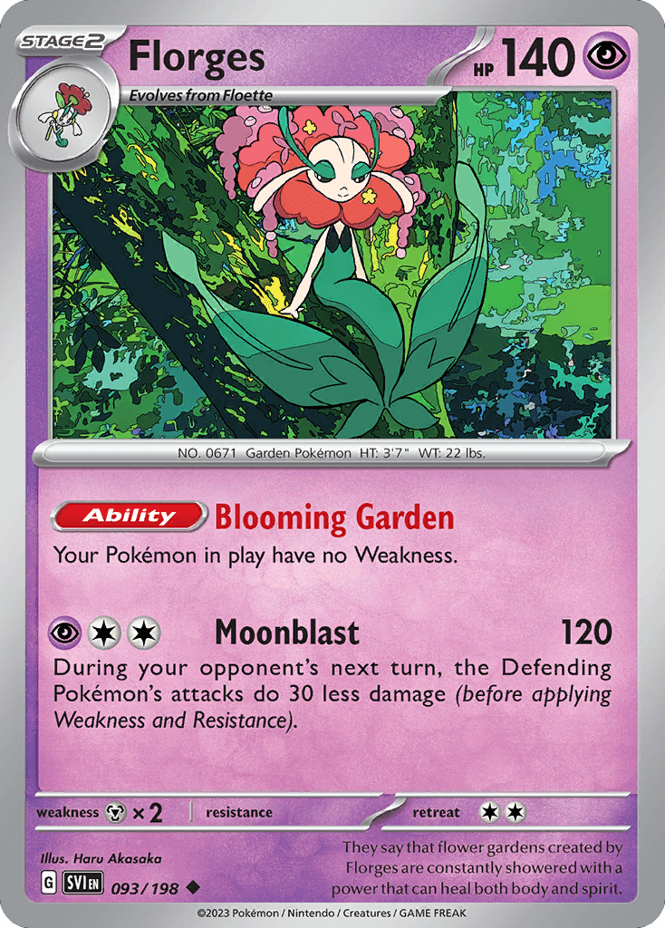 Florges: Scarlet & Violet