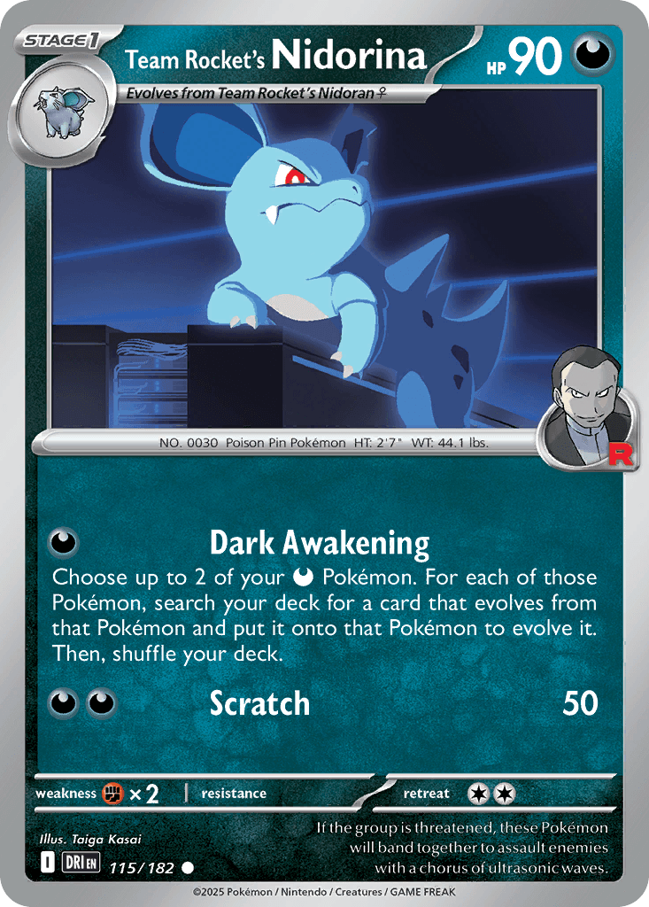 Team Rocket's Nidorina: Destined Rivals