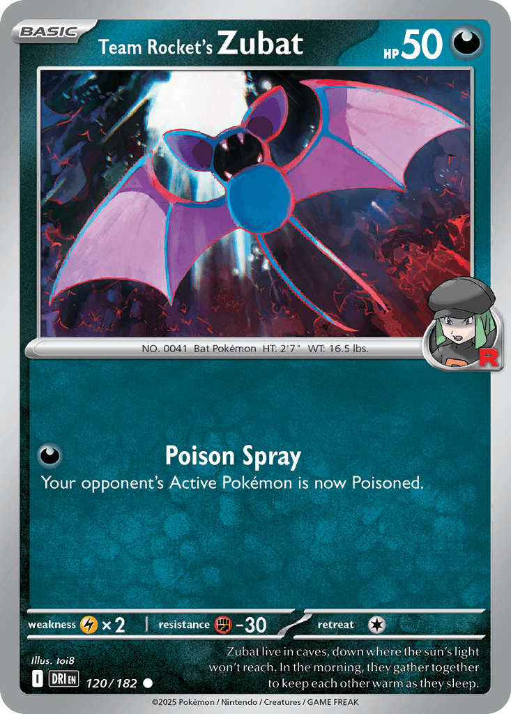 Team Rocket's Zubat: Destined Rivals