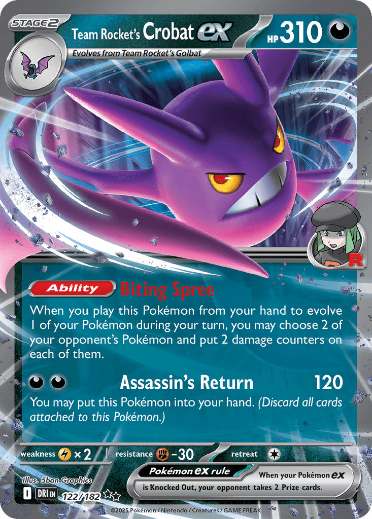 Team Rocket's Crobat ex: Destined Rivals