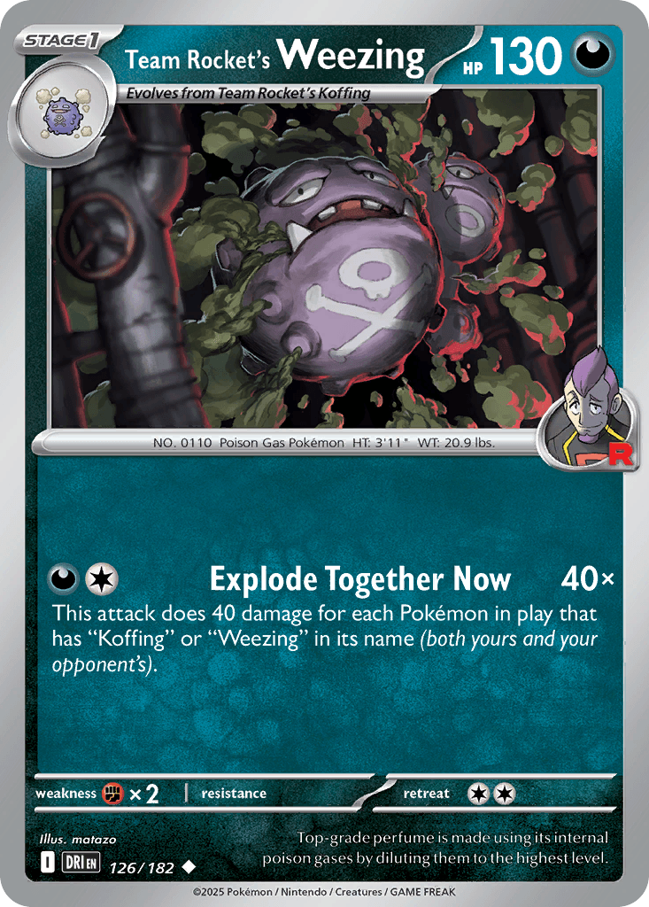 Team Rocket's Weezing: Destined Rivals