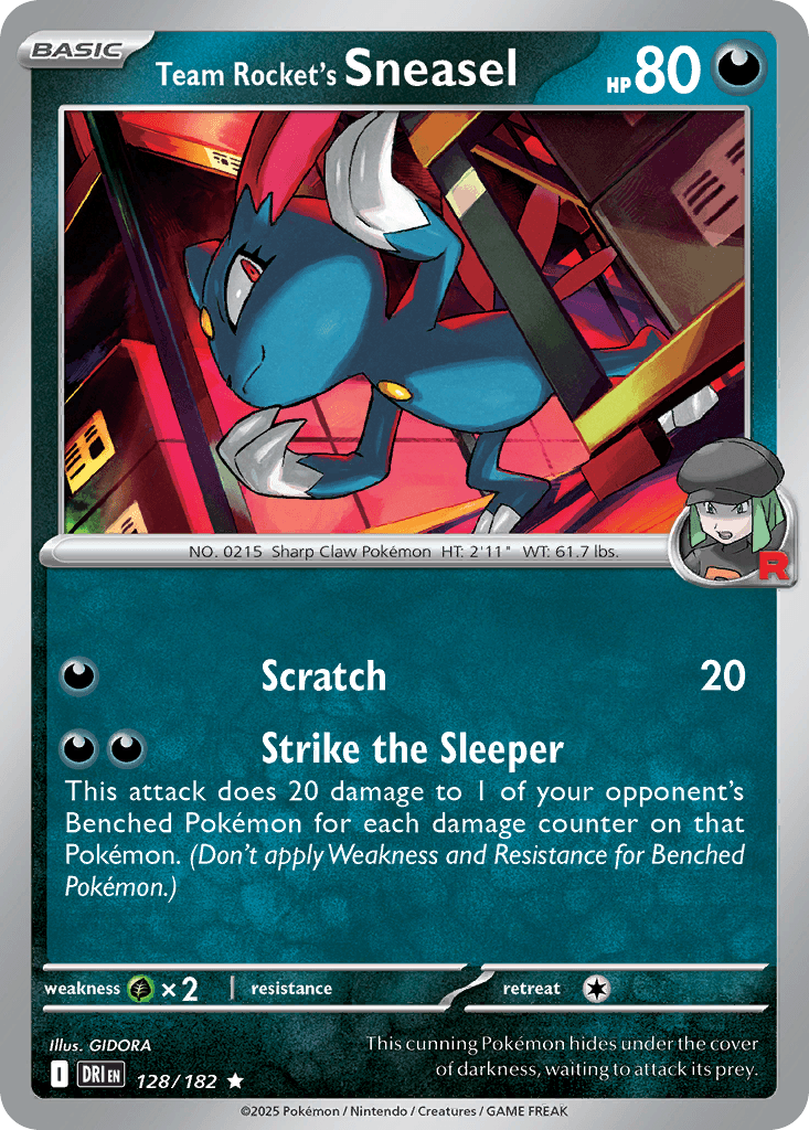 Team Rocket's Sneasel: Destined Rivals