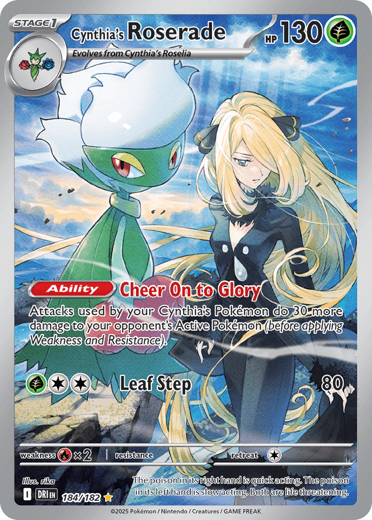 Cynthia's Roserade: Destined Rivals