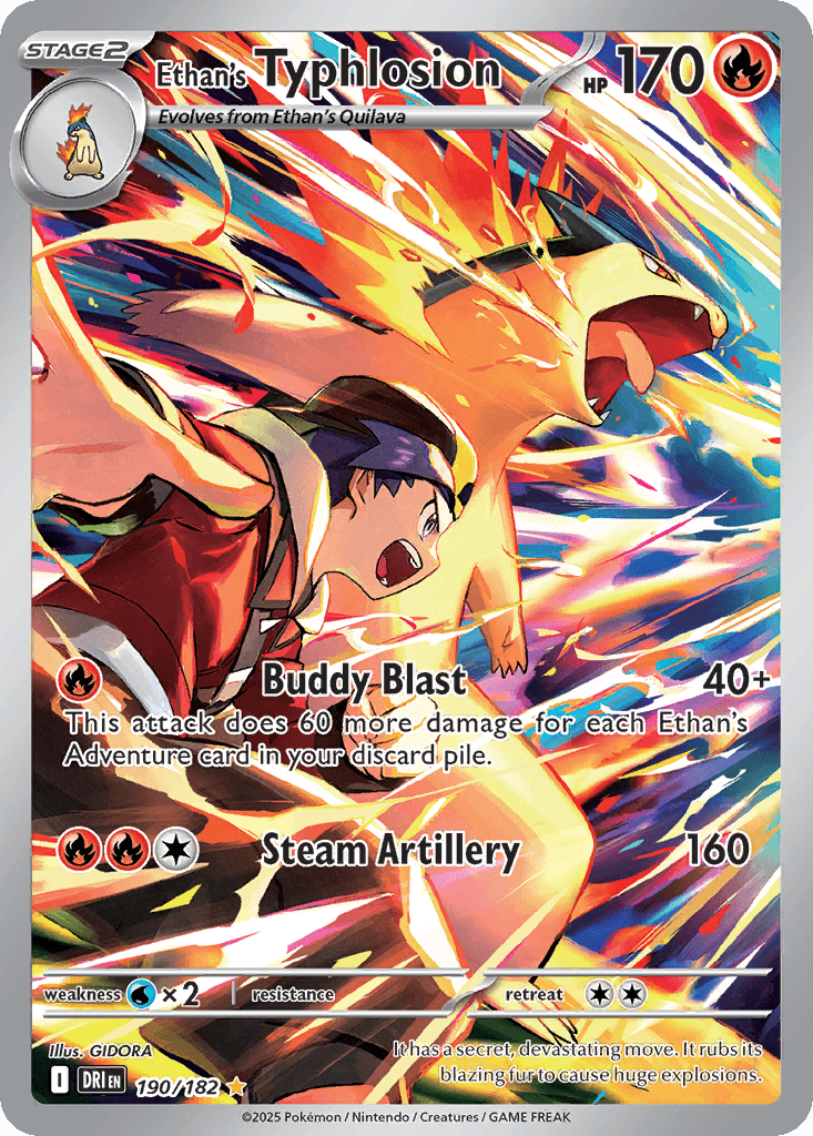 Ethan's Typhlosion: Destined Rivals