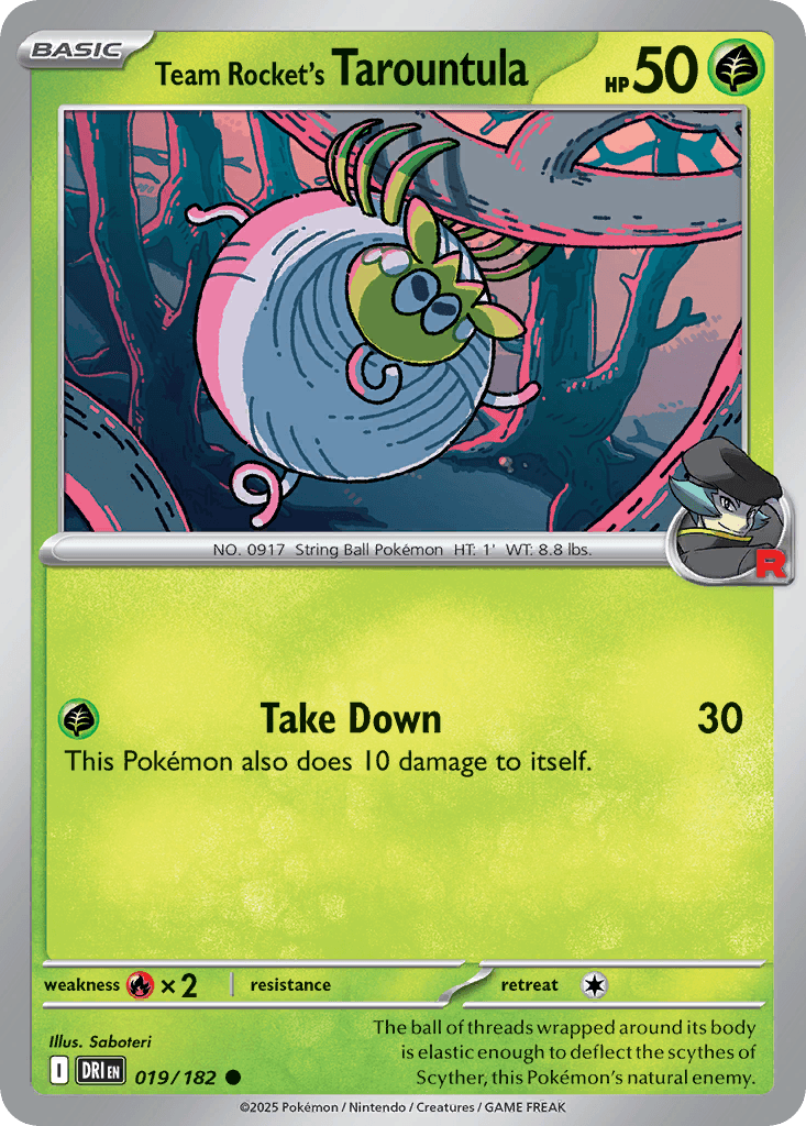 Team Rocket's Tarountula: Destined Rivals