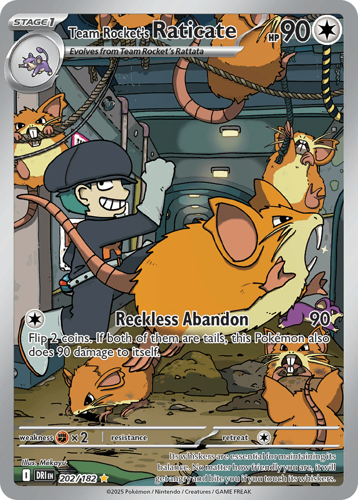 Team Rocket's Raticate: Destined Rivals