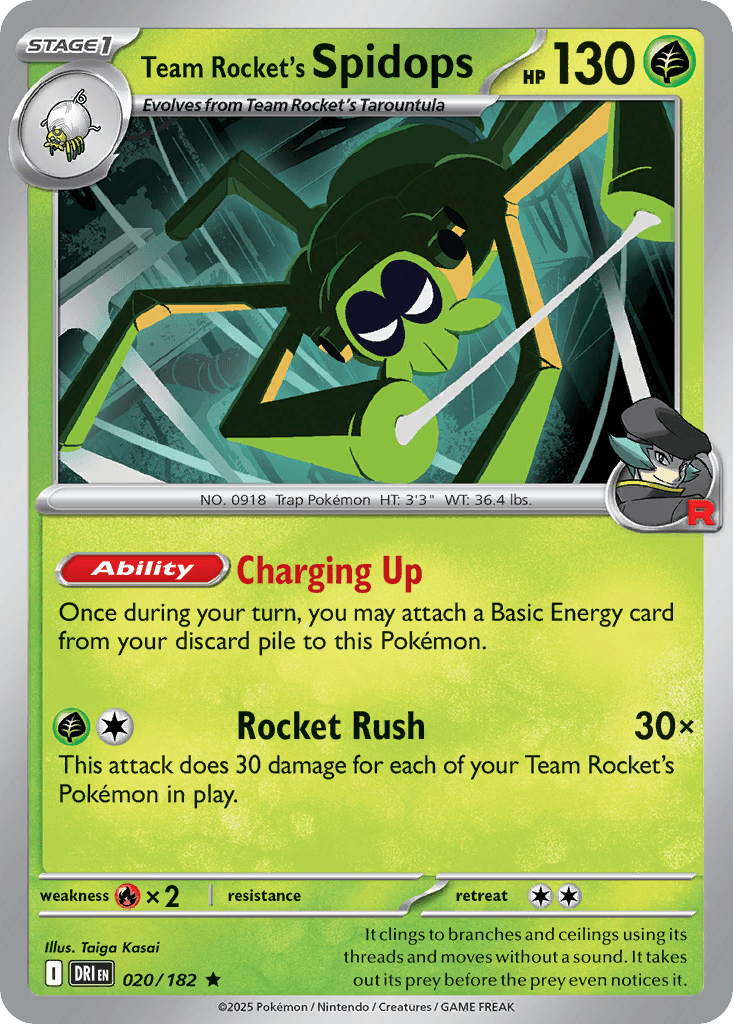 Team Rocket's Spidops: Destined Rivals