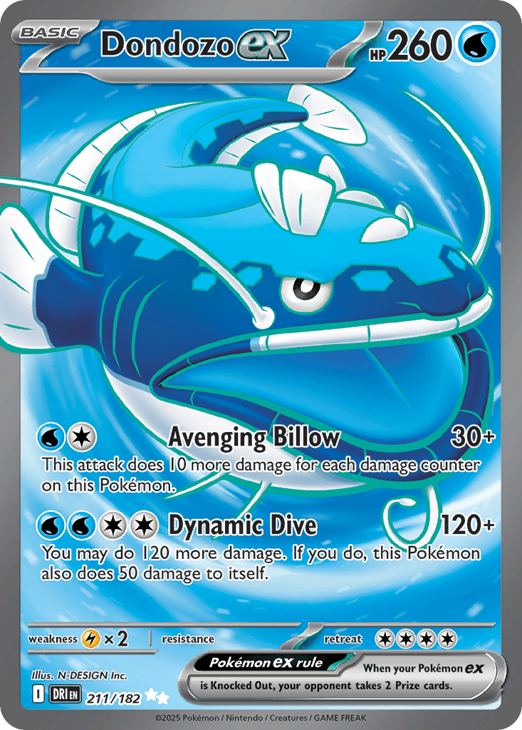 Dondozo ex: Destined Rivals