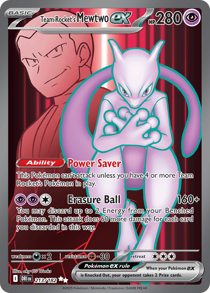 Team Rocket's Mewtwo ex: Destined Rivals