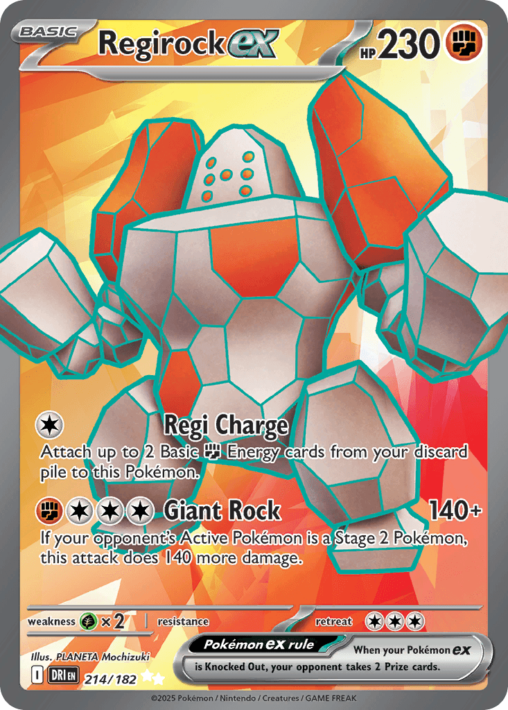 Regirock ex: Destined Rivals