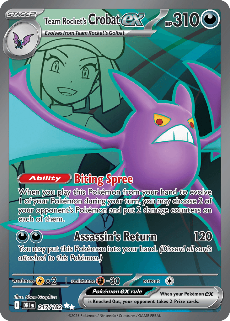 Team Rocket's Crobat ex: Destined Rivals
