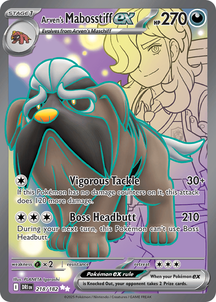 Arven's Mabosstiff ex: Destined Rivals