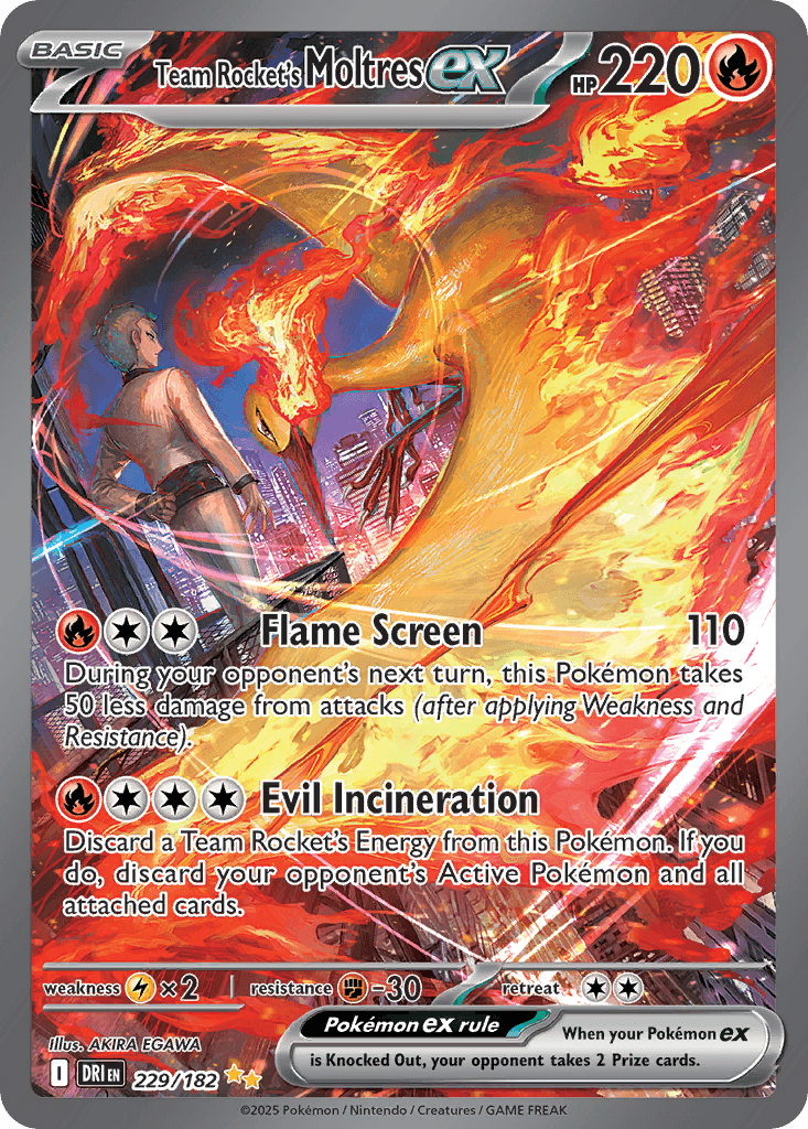 Team Rocket's Moltres ex: Destined Rivals