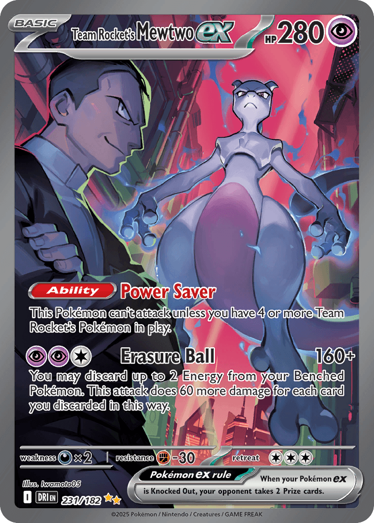 Team Rocket's Mewtwo ex: Destined Rivals